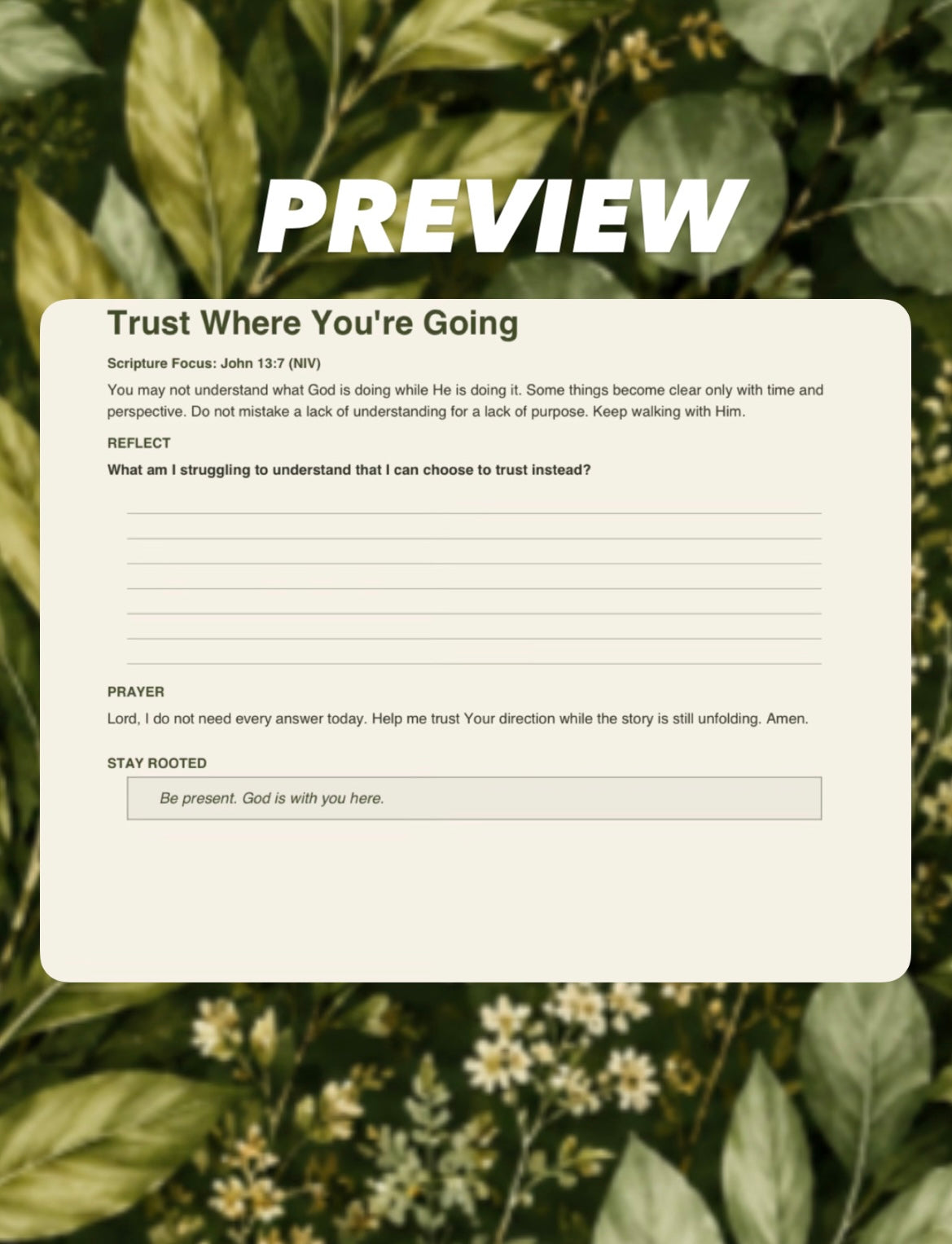 Faith & Patience: A 31-Day Devotional