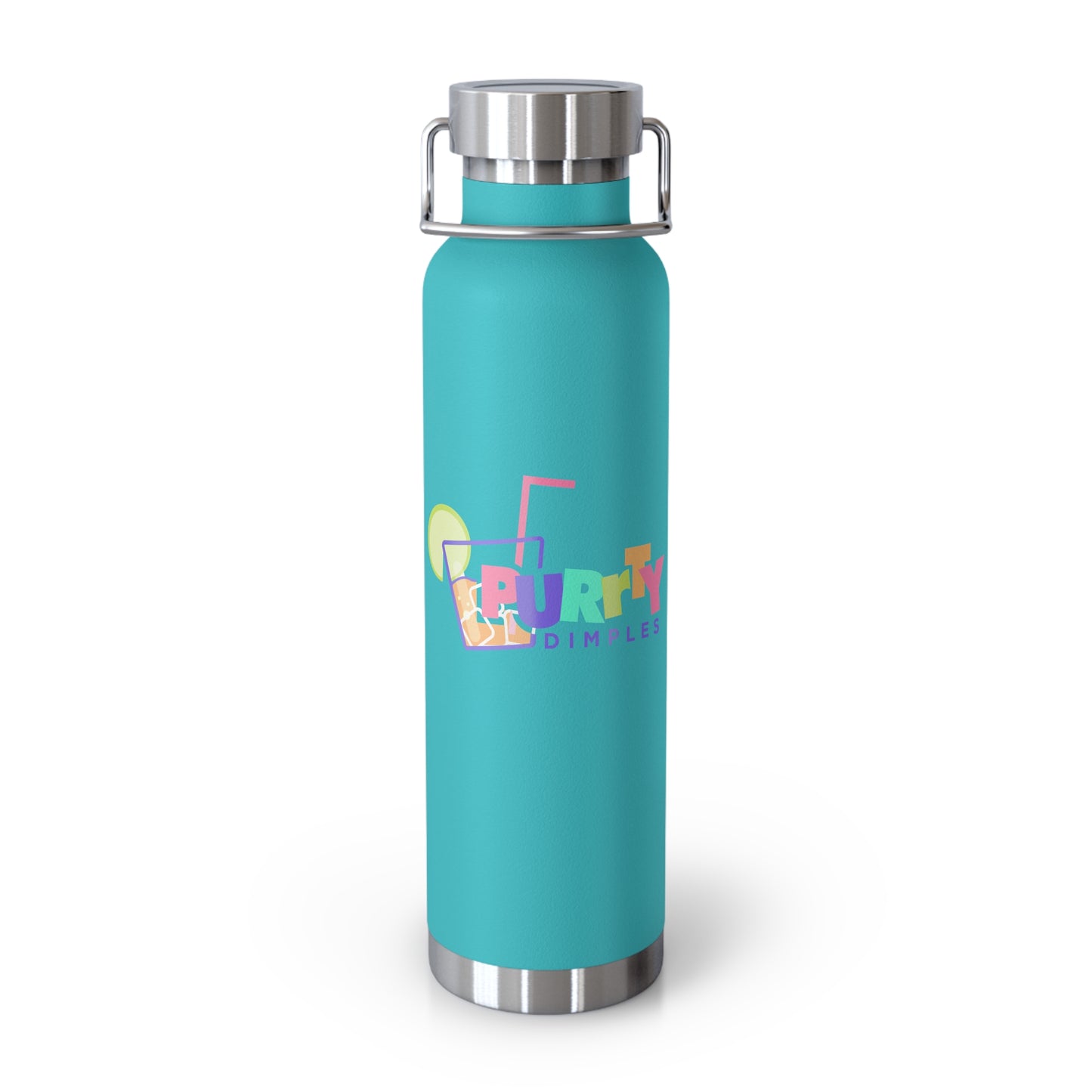 Purrty Dimples Water Bottle 22oz