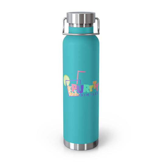 Purrty Dimples Water Bottle 22oz