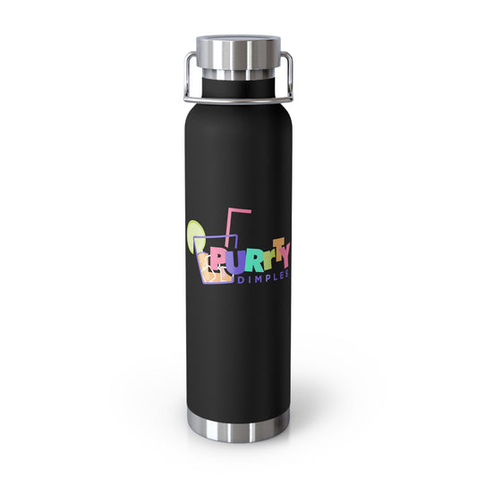 Purrty Dimples Water Bottle 22oz