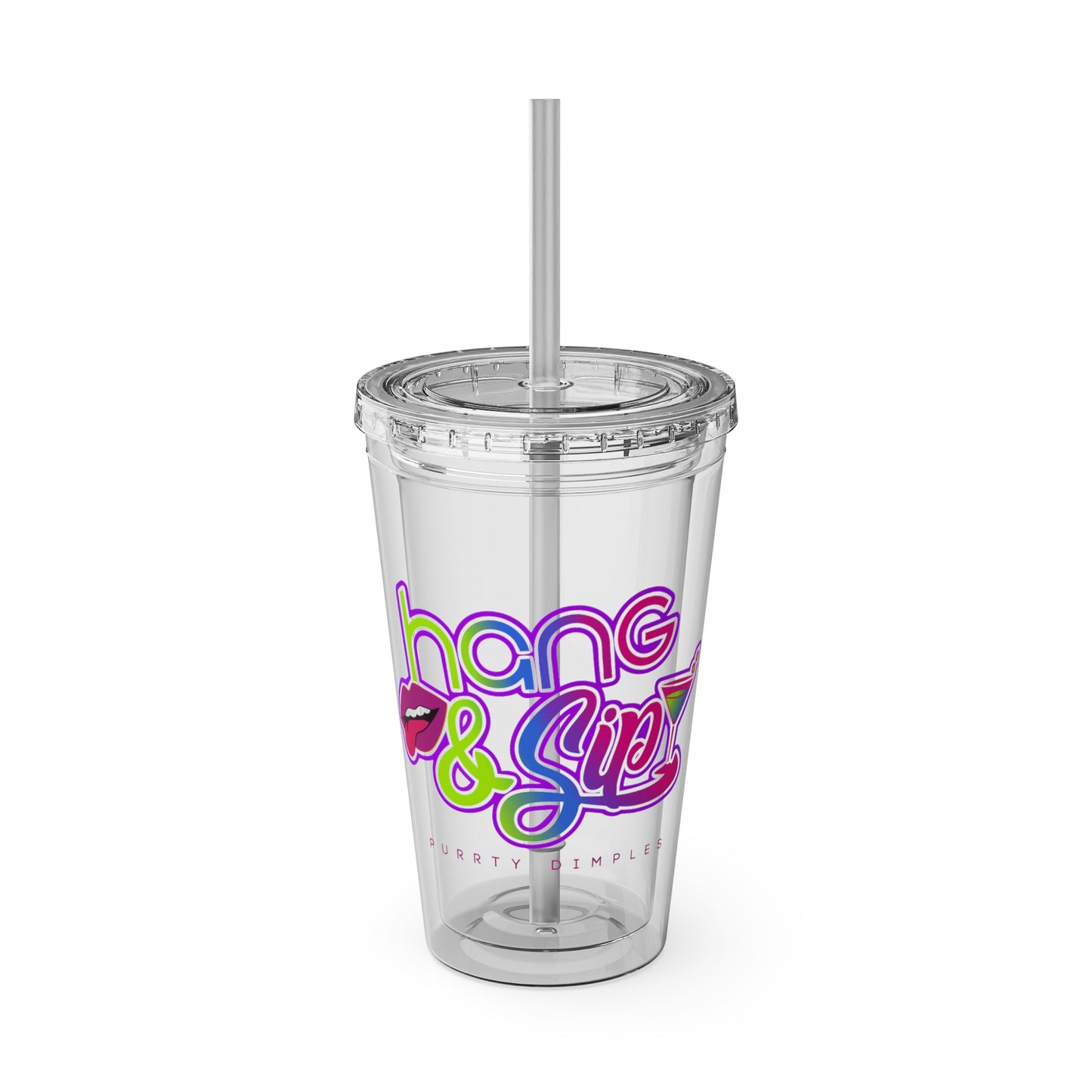 Hang & Sip 16oz Tumbler with Straw